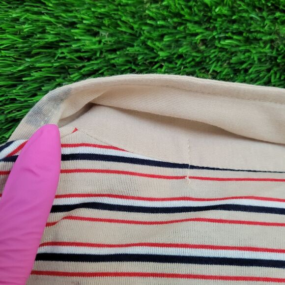 Vintage 90s MacGregor MOD Polo Shirt XS 16x26 Striped - Picture 4 of 13